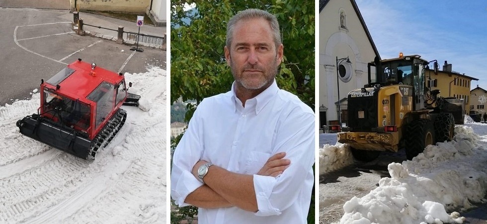 “C’è l’aperitivo chic”, a Folgaria si sparge neve per rimuoverla nel pomeriggio
